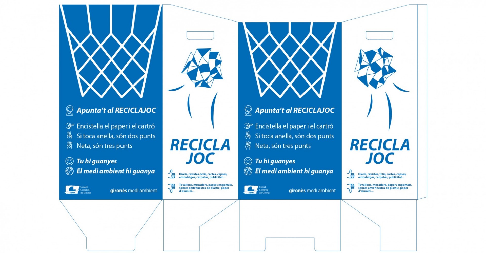 Paperera Reciclatge Escoles