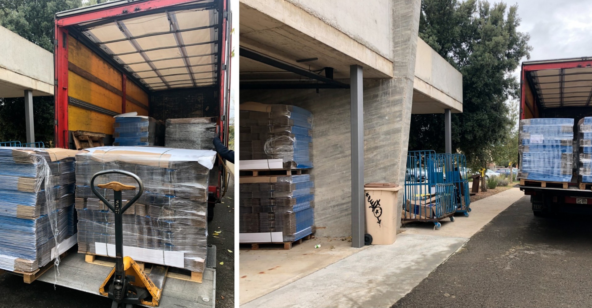 Paperera Reciclatge Escoles