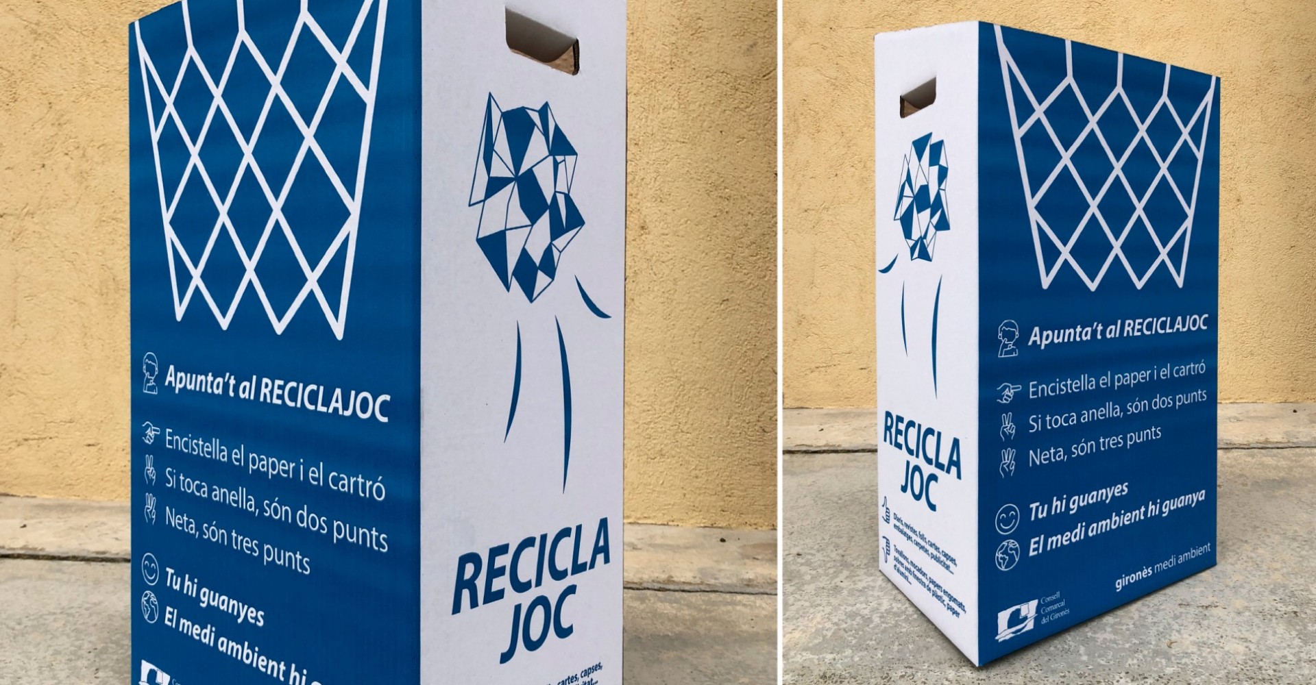Paperera Reciclatge Escoles