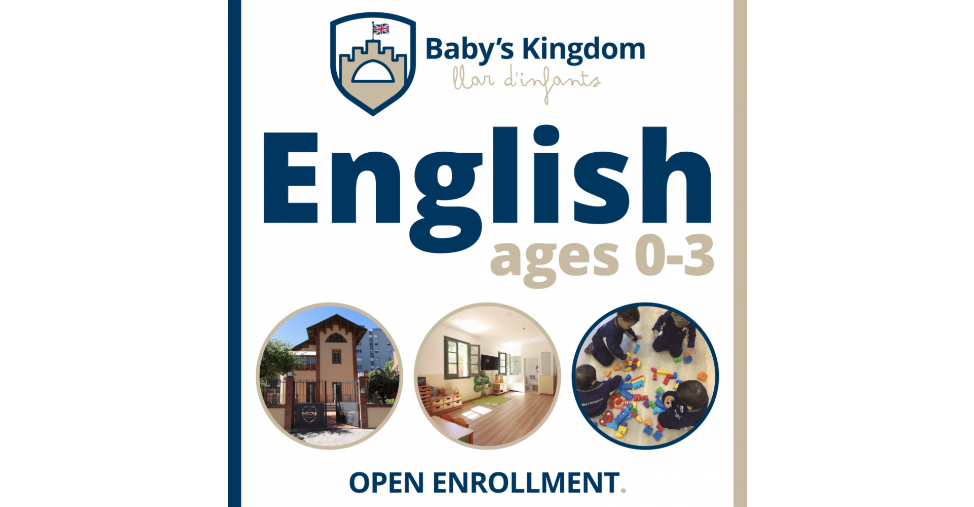 Campanya Promocional Nursery School 0-3 ages